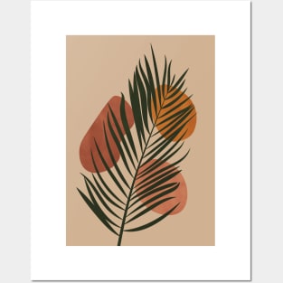 Palm Leaf Boho Tropical Posters and Art